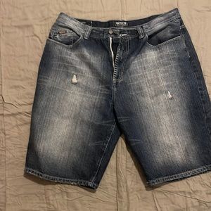 Mens jean shorts